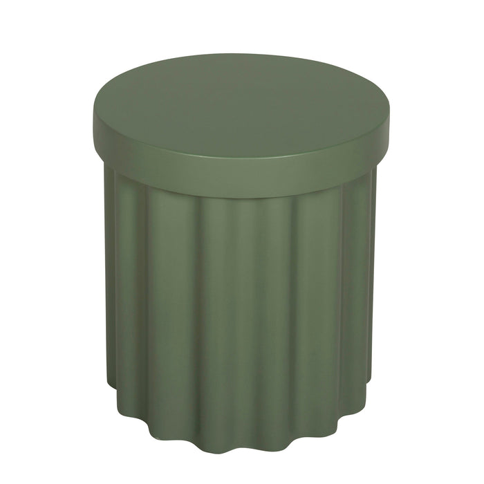 Sovana 40cm Concrete Side Table - Green