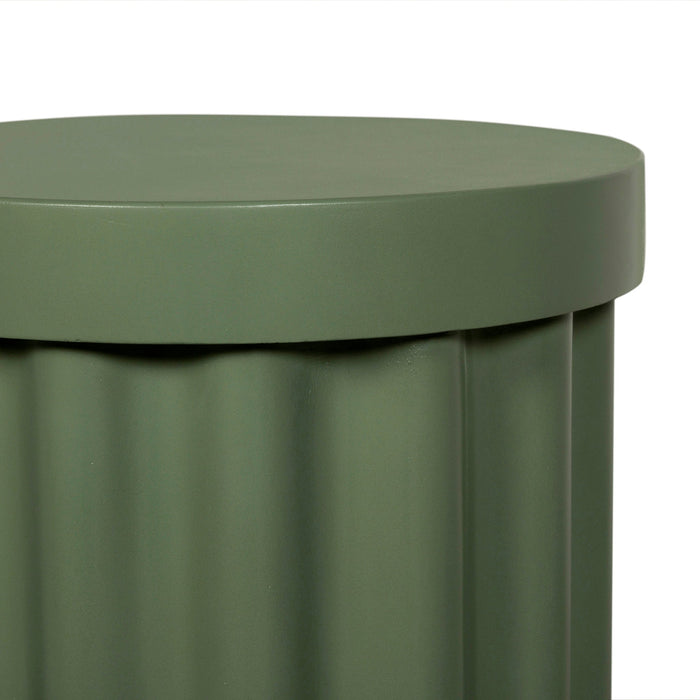 Sovana 40cm Concrete Side Table - Green