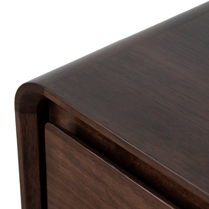 Jenny 56cm Bedside Table - Walnut