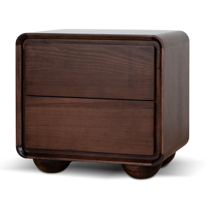 Jenny 56cm Bedside Table - Walnut