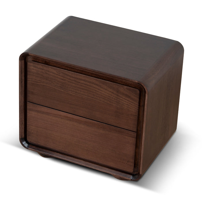 Jenny 56cm Bedside Table - Walnut