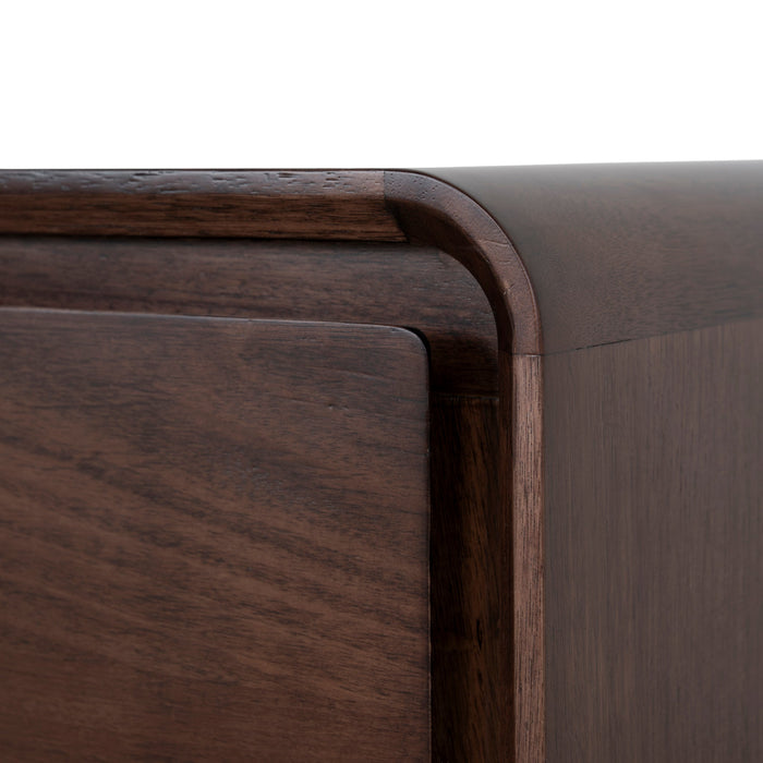 Jenny 56cm Bedside Table - Walnut