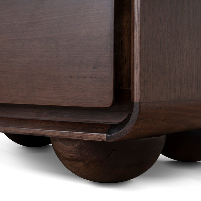Jenny 56cm Bedside Table - Walnut
