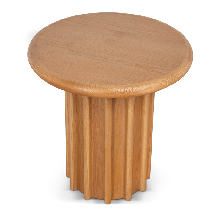 Eira Round Side Table - Natural