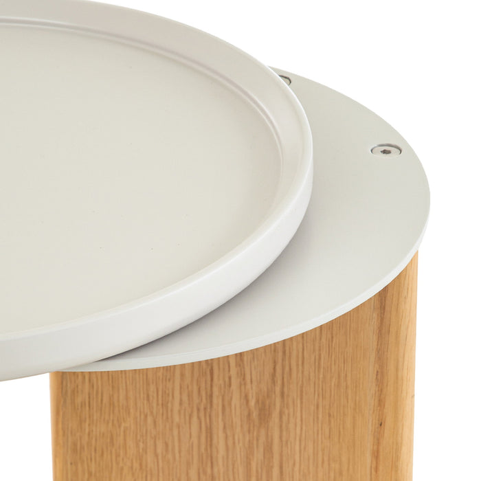 Luvin Natural Side Table - Light Beige