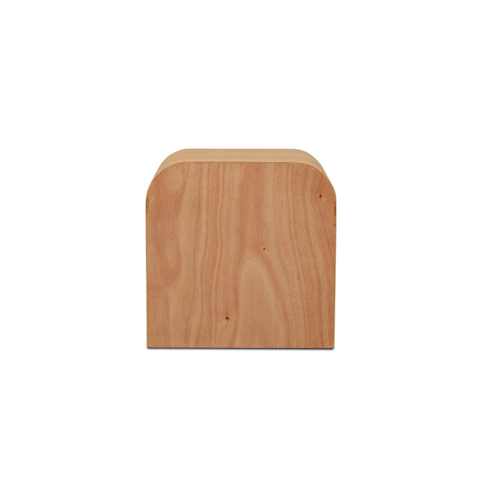 Elmino 55cm Tassie Oak Bedside Table - Natural