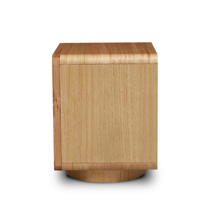 Cavaro 52cm Tassie Oak Bedside Table - Natural
