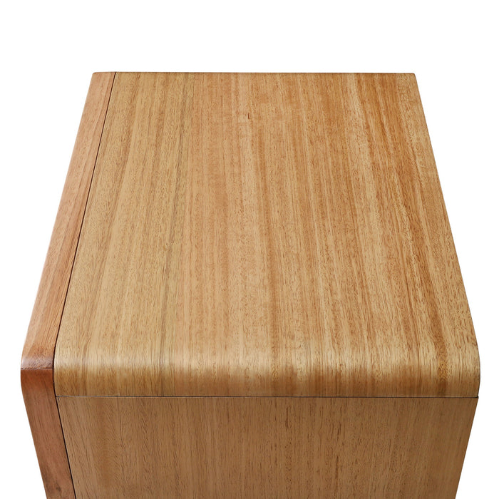 Cavaro 52cm Tassie Oak Bedside Table - Natural