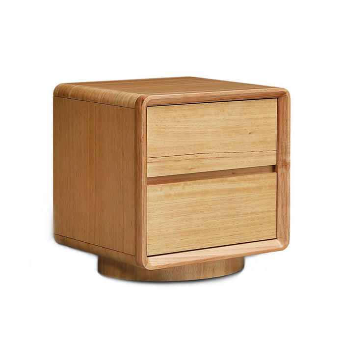 Cavaro 52cm Tassie Oak Bedside Table - Natural