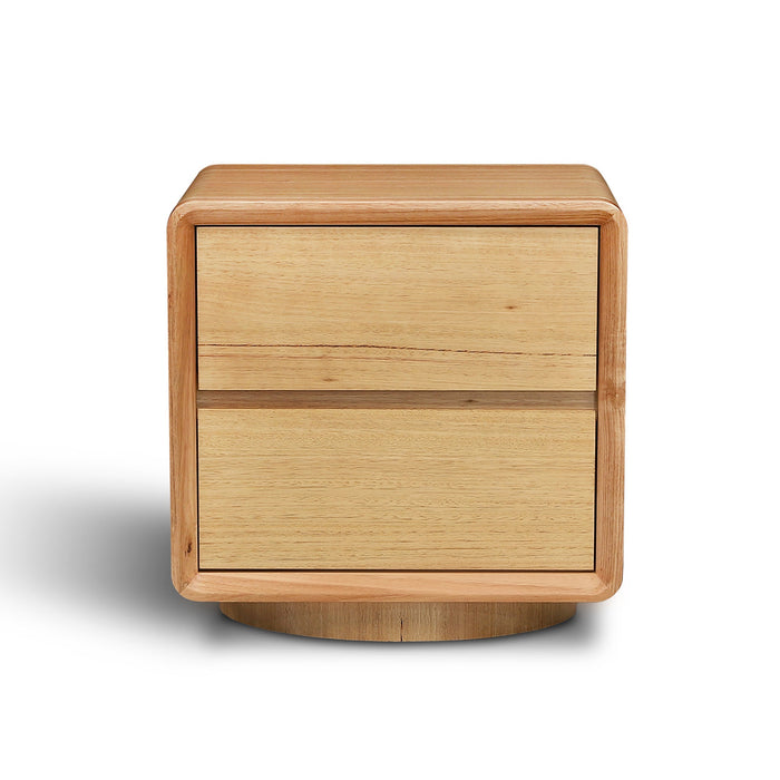 Cavaro 52cm Tassie Oak Bedside Table - Natural