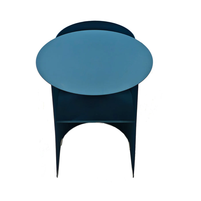 Solveta 38cm Side Table - Navy Blue