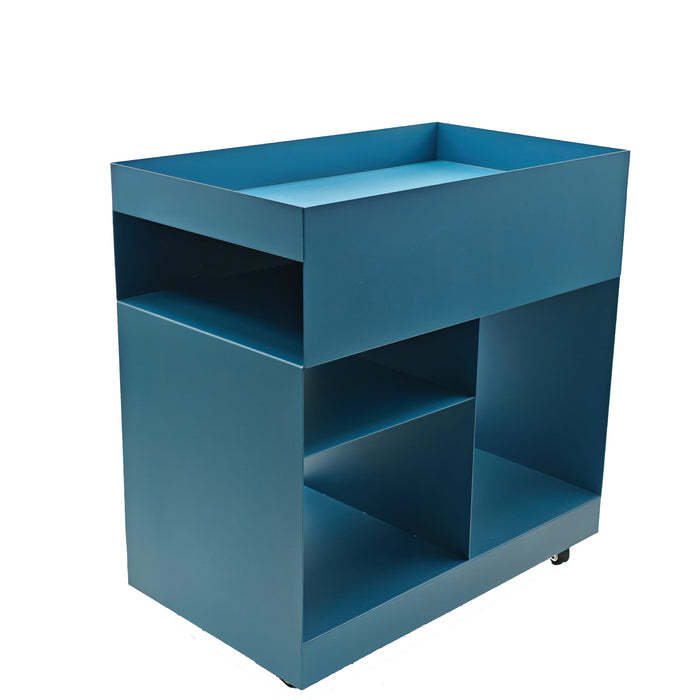 Breska 60cm Side Table - Navy Blue
