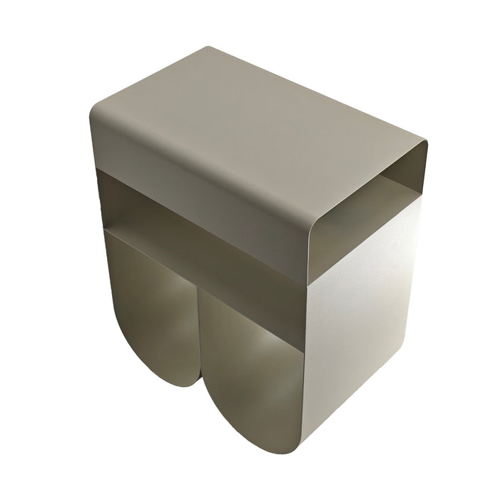 Orvieto 40cm Side Table - Almond Milk