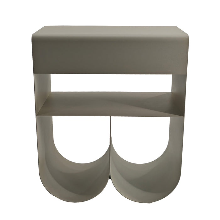Orvieto 40cm Side Table - Almond Milk