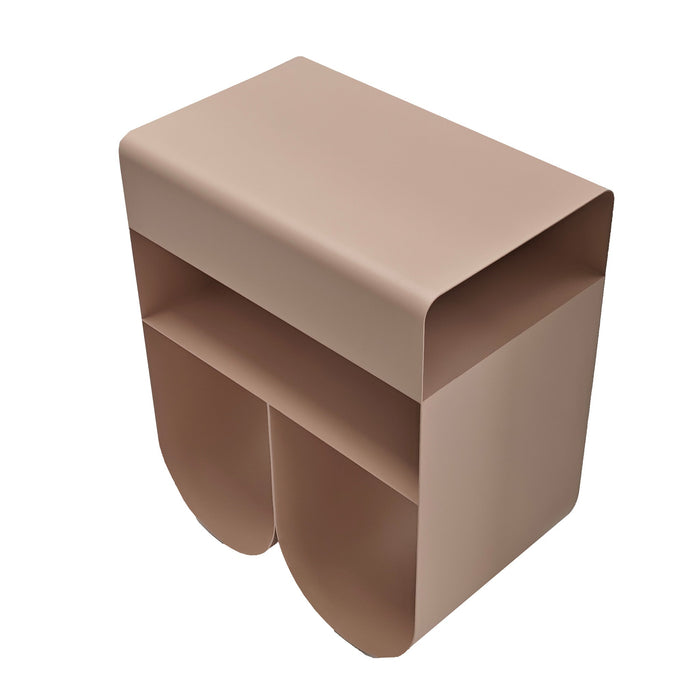 Orvieto 40cm Side Table - Smoky Pink