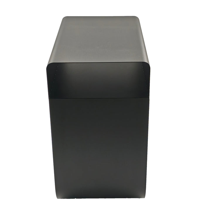 Orvieto 40cm Side Table - Full Black