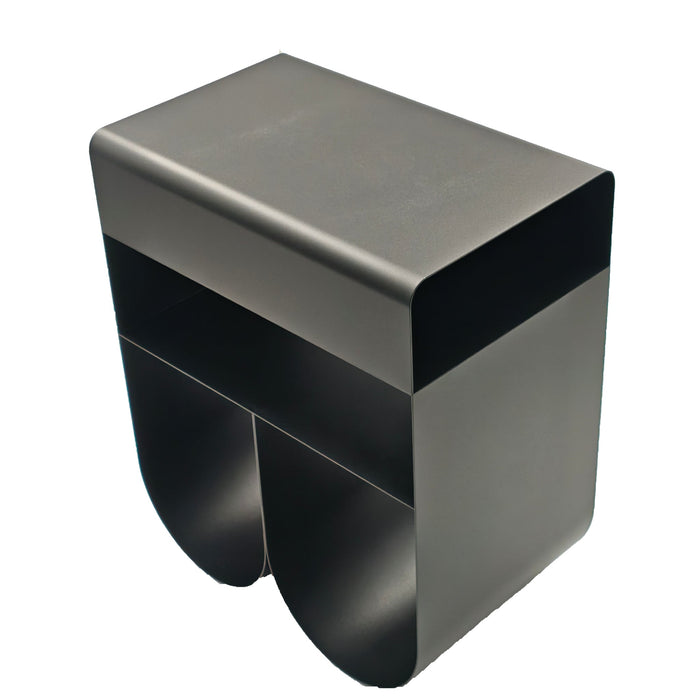 Orvieto 40cm Side Table - Full Black