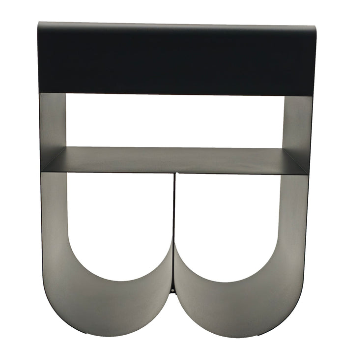 Orvieto 40cm Side Table - Full Black