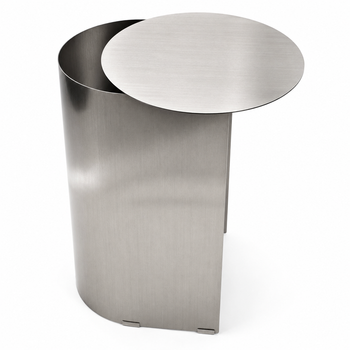 Solveta 38cm Side Table - Stainless Steel