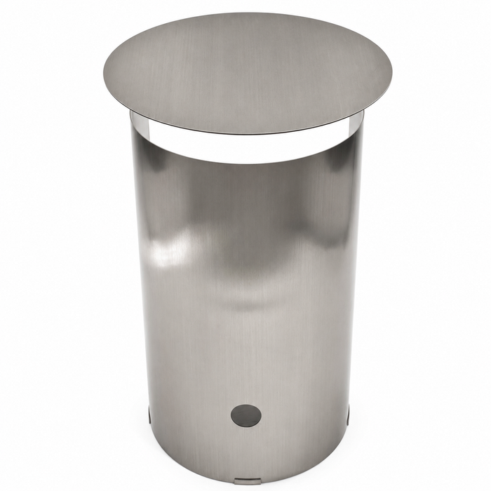 Solveta 38cm Side Table - Stainless Steel