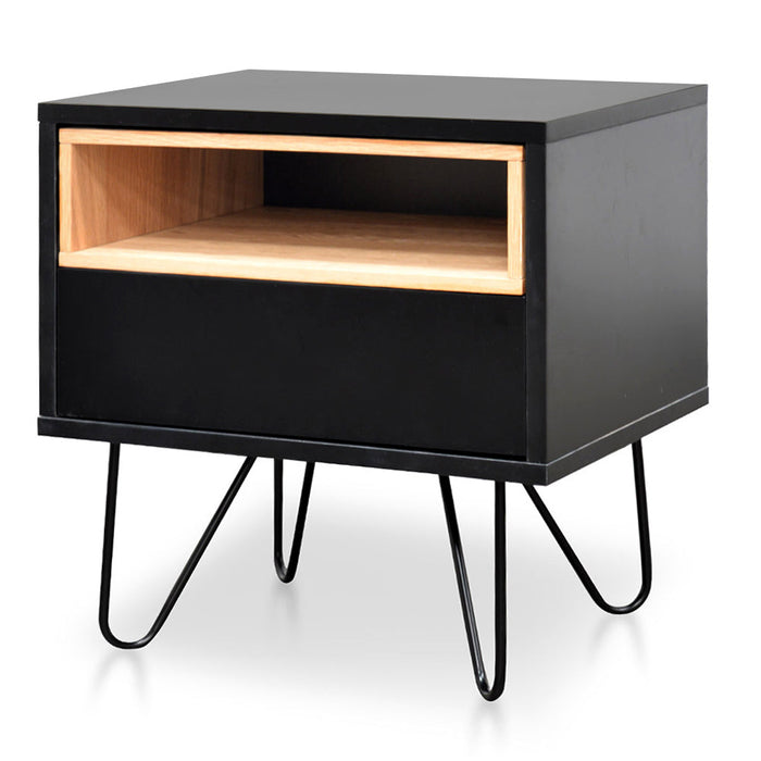 CST2127-KD Bedside Table - Black