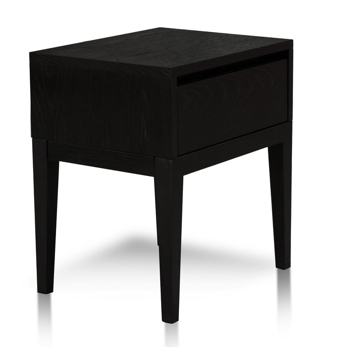 CST2843-CN - Bedside Table - Black Oak