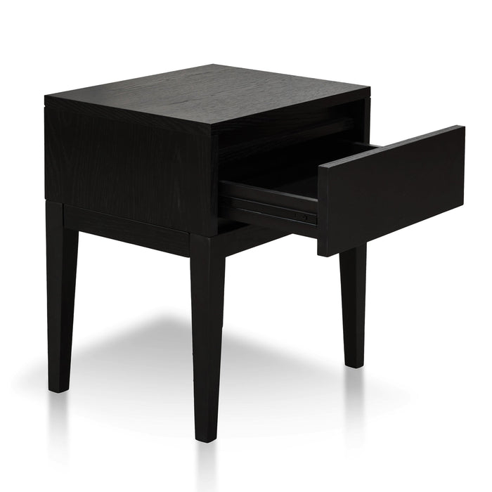 CST2843-CN - Bedside Table - Black Oak