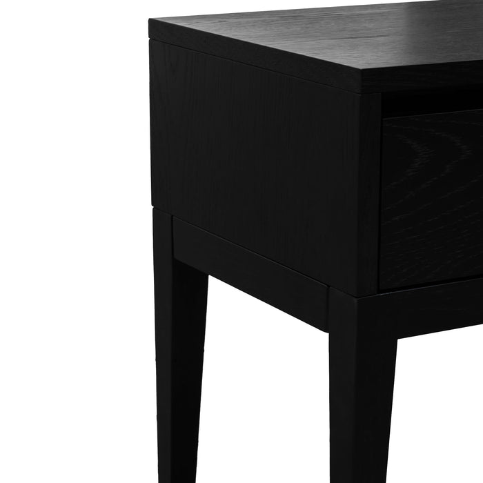 CST2843-CN - Bedside Table - Black Oak