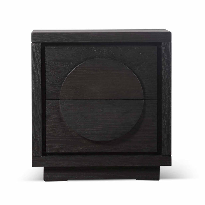 CST6594-VA Bedside Table - Textured Espresso Black