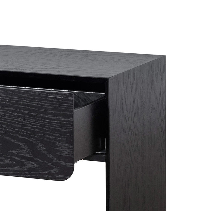 CST6716-CN Oak Bedside Table - Black