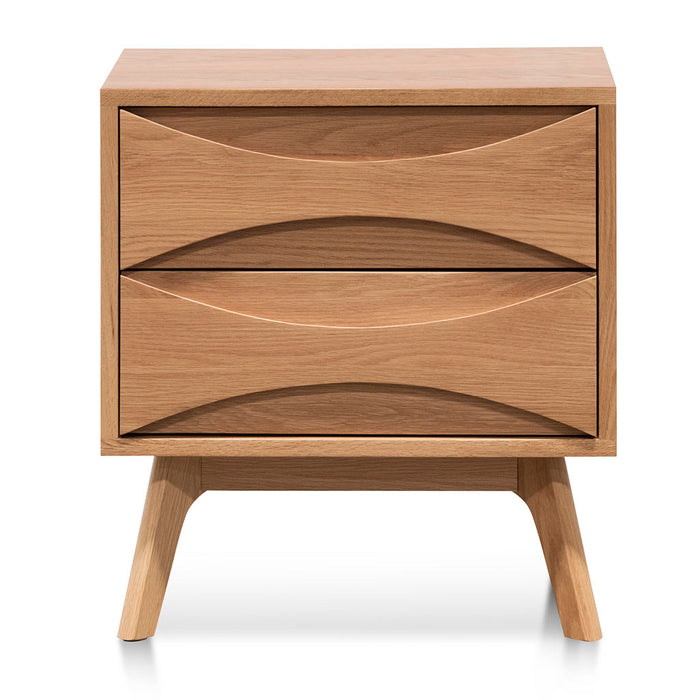 CST6805-OW 2 Drawer Bedside Table - Natural