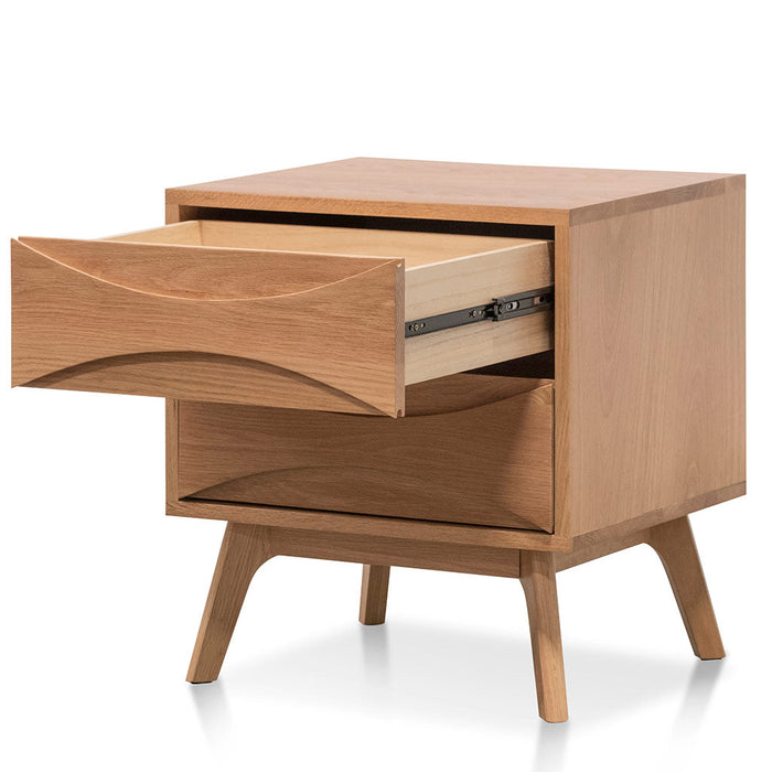 CST6805-OW 2 Drawer Bedside Table - Natural