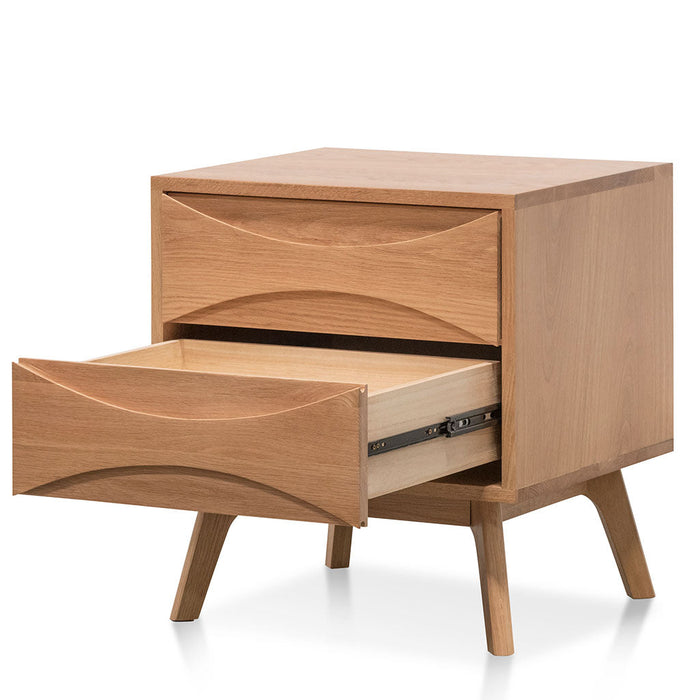 CST6805-OW 2 Drawer Bedside Table - Natural