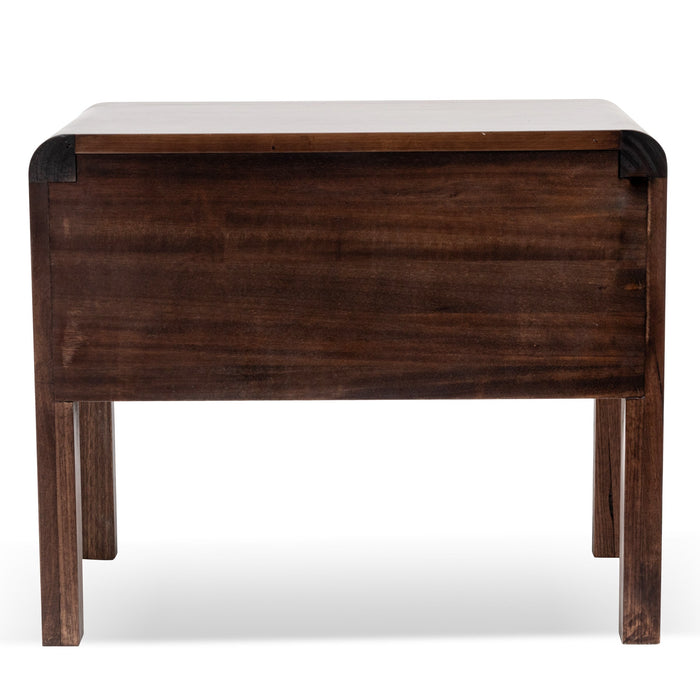 CST8041-AW Single Drawer Bedside Table - Walnut