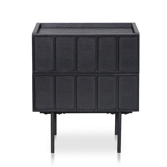 CST8450-KD Bedside Table - Full Black