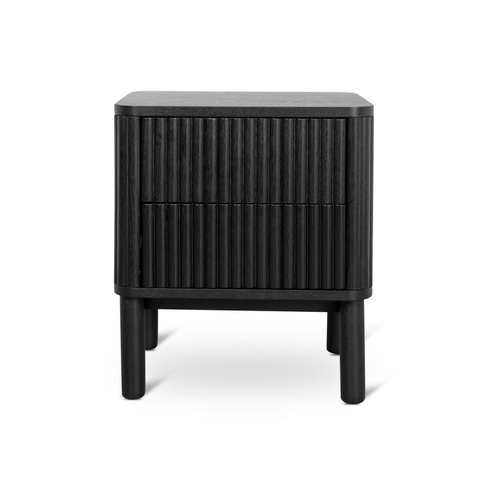 CST8628-KD Bedside Table - Full Black