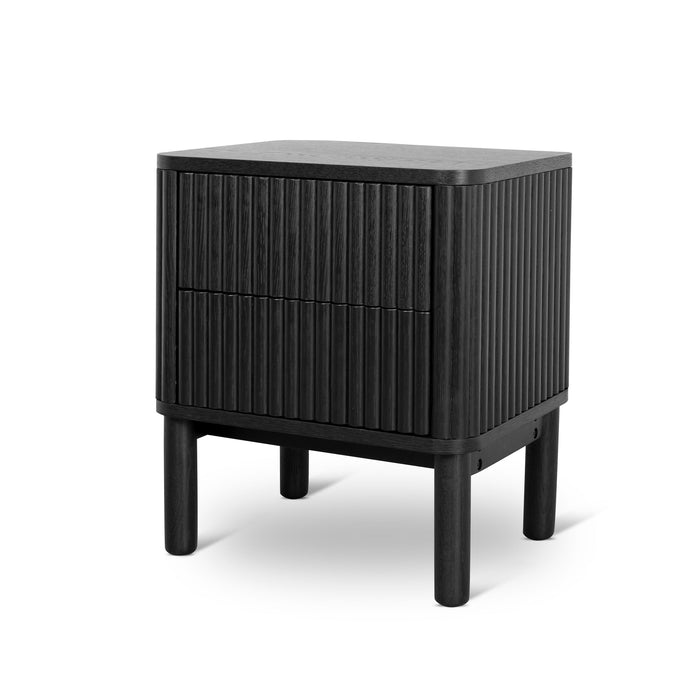 CST8628-KD Bedside Table - Full Black