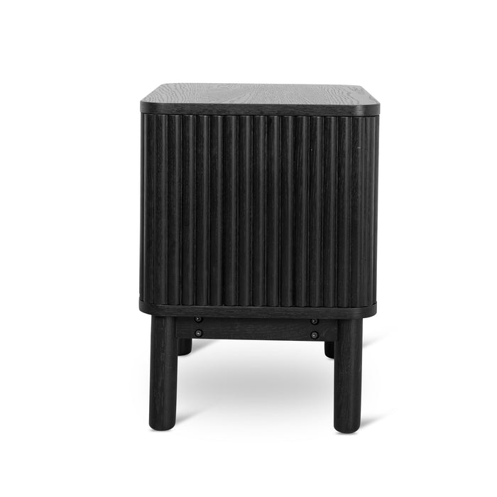 CST8628-KD Bedside Table - Full Black