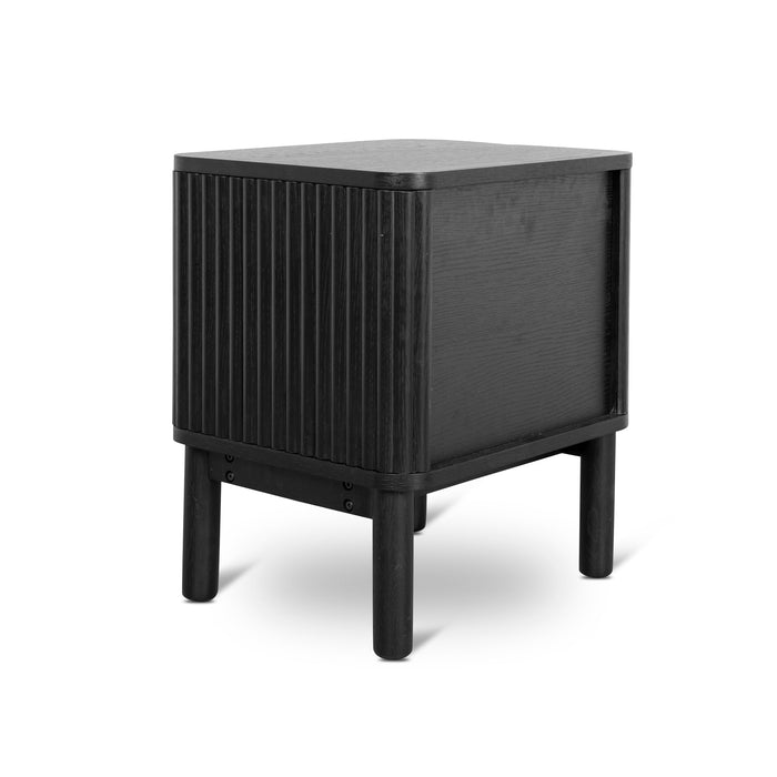 CST8628-KD Bedside Table - Full Black