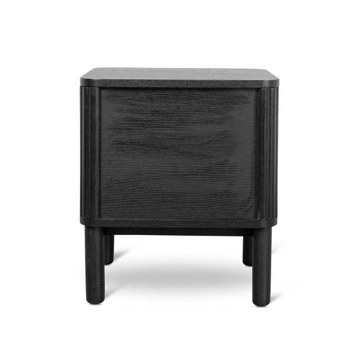 CST8628-KD Bedside Table - Full Black