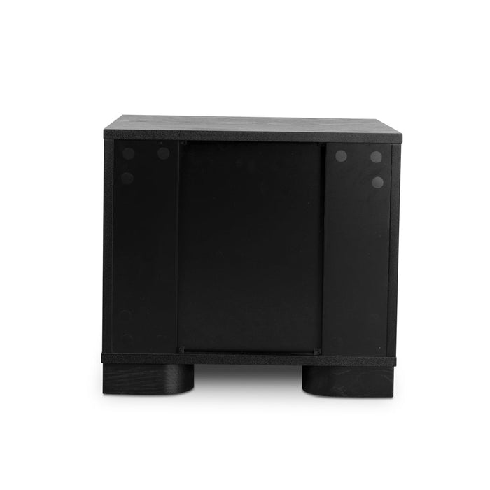 CST8630-DW Bedside Table - Full Black