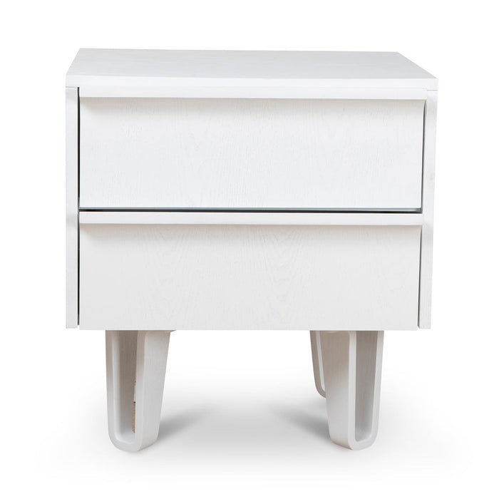 CST8685-DR Bedside Table - Full White