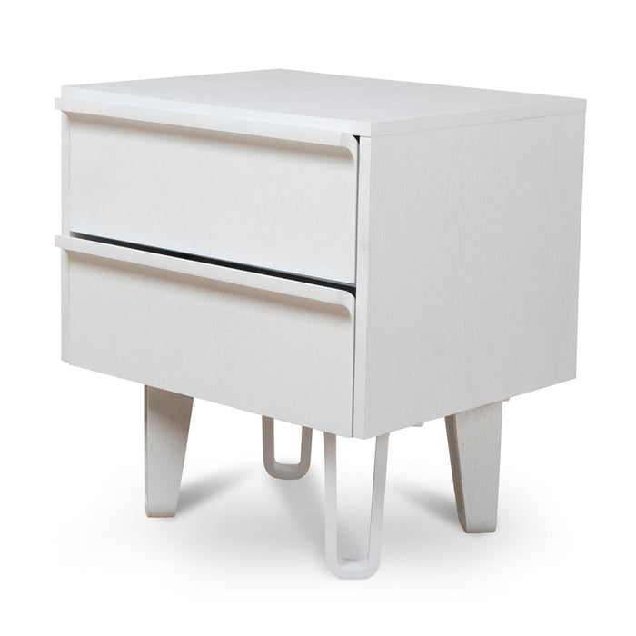 CST8685-DR Bedside Table - Full White