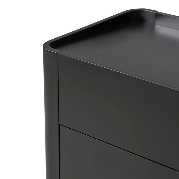 CST8849-IG Bedside Table - Matte Black