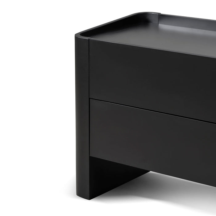 CST8849-IG Bedside Table - Matte Black