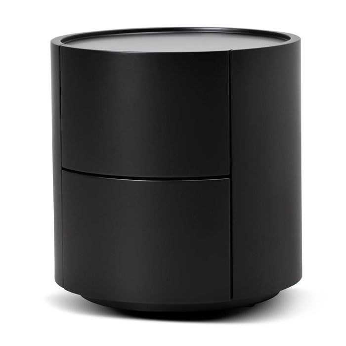 CST8850-IG Bedside Table - Full Matte Black