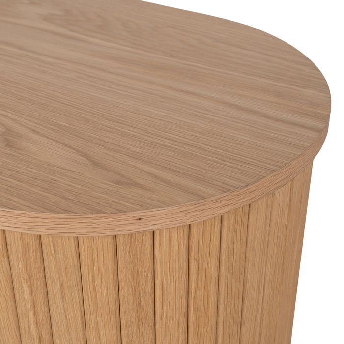 Linea 55cm Side Table - Natural