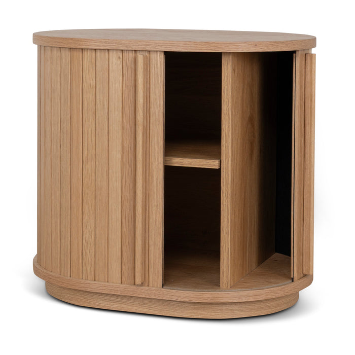Linea 55cm Side Table - Natural