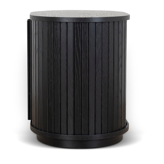 Linea 55cm Side Table - Full Black