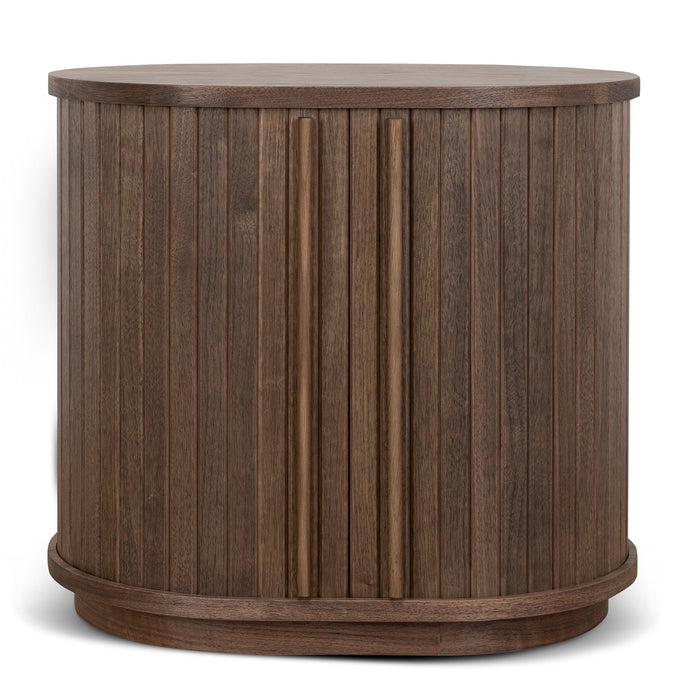Linea 55cm Side Table - Walnut